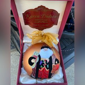 Karen didion x large giant Christmas ornament